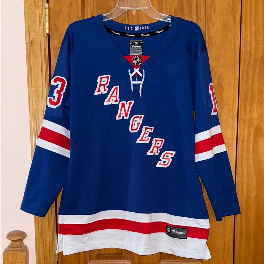 Fanatics Hayes 13 New York Rangers Jersey, Women’s Large